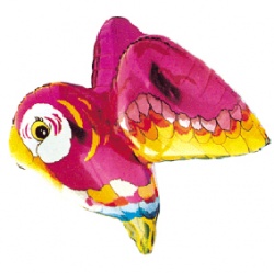 Fóliový balónek - papoušek