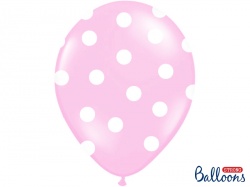 Balónek s puntíky - růžový