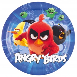 Talíře Angry Birds - 8 ks