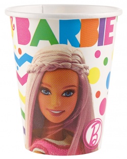 Kelímky Barbie - 8 ks